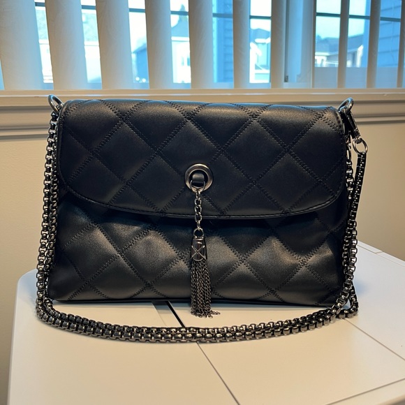 Black Crossbody or Shoulder Purse - Picture 1 of 6
